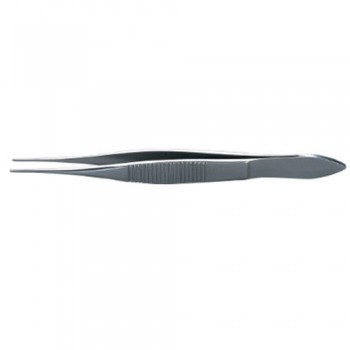 Graefe Forcep Tungsten carbide coated tips, straight,10cm 0.5mm delicate tips, 1 x 2teeth 0.8mm tips,1 x 2teeth 0.5mm delicate serrated tips 0.8mm serrated tips 	